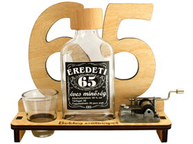 Značka na výročí 65 let s flašinetem HU