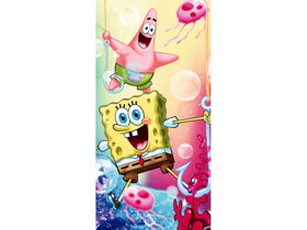 Dětská plážová osuška SpongeBob a Patrik
