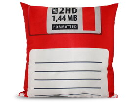 Povlak na polštář Floppy Disk červený
