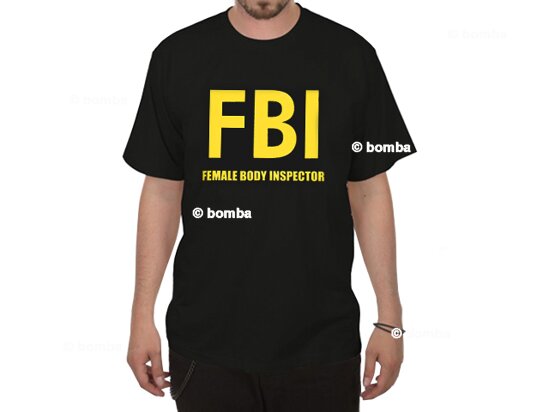 Tričko FBI - velikost L