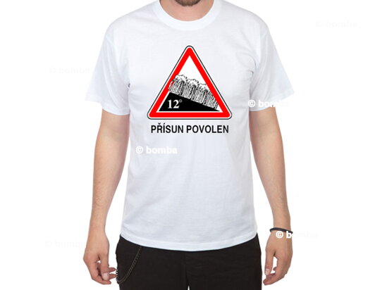 Hospodské tričko Přísun povolen - velikost XL