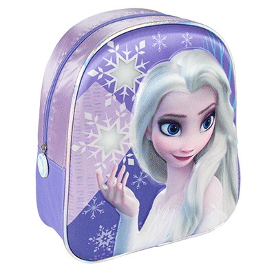 Blikající 3D batoh Elsa