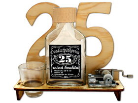 Značka na výročí 25 let s flašinetem SK