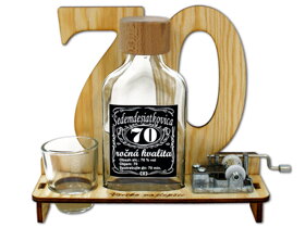 Značka na výročí 70 let s flašinetem SK