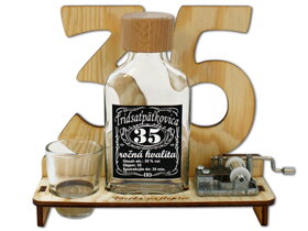 Značka na výročí 35 let s flašinetem SK