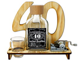 Značka na výročí 40 let s flašinetem SK
