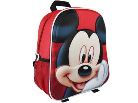Červený 3D batoh Mickey Mouse