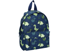 Modrý batoh pro děti s dinosaury