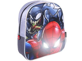 Dětský 3D batoh Spiderman s blikajícími očima