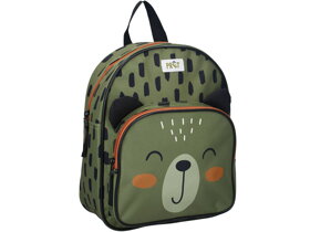 Zelený dětský batoh Medvídek