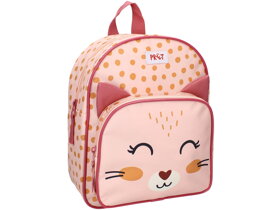 Růžový dětský batoh Kočička