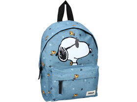 Dětský modrý batoh Snoopy