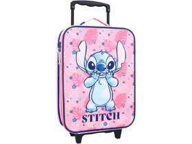 Růžový dětský kufr Stitch Made to Roll