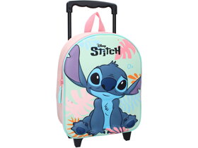 Dětský 3D batoh na kolečkách Stitch