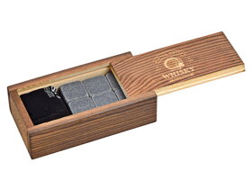 Set na chlazení whisky v dřevěné krabičce II