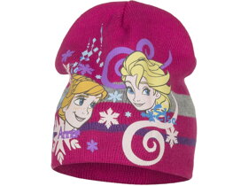 Cyklámenová čepice Frozen II - Anna a Elsa - velikost 54
