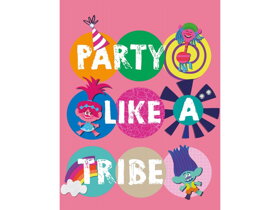 Růžová dětská deka Trollové