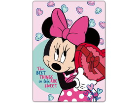 Dětská deka Minnie Mouse Hearts