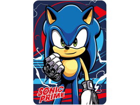Modrá deka pro děti Ježek Sonic