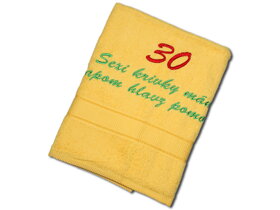 Osuška k 30-tce pro ženu SK