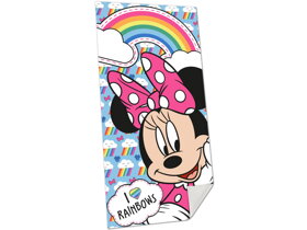 Dětská plážová osuška Minnie Mouse Rainbows