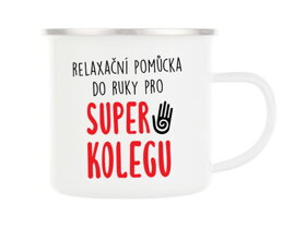 Plechový hrnek pro super kolegu