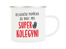 Plechový hrnek pro super kolegyni