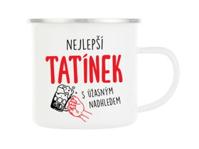 Plechový hrnek pro nejlepšího tatínka