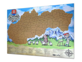 Stírací mapa Slovenská republika