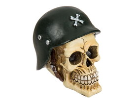 Dekorace lebka ve vojenské čepici I