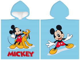 Modré dětské pončo Mickey Mouse
