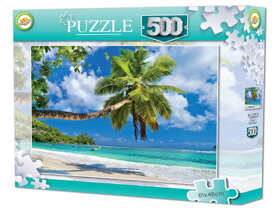 Puzzle Pláž s palmou - 500 dílků