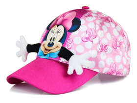 Dívčí 3D kšiltovka Minnie Mouse - velikost 52