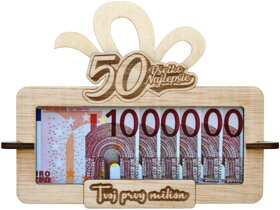 Tabulka na peníze Tvůj první milion k 50 SK