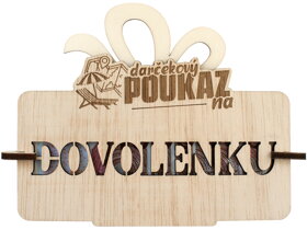 Dárkový poukaz na dovolenou SK