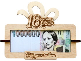 Tabulka na peníze Tvůj první milion k 18