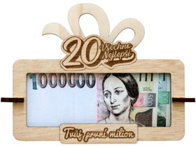 Tabulka na peníze Tvůj první milion k 20