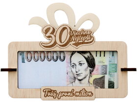 Tabulka na peníze Tvůj první milion k 30