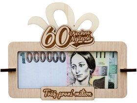 Tabulka na peníze Tvůj první milion k 60