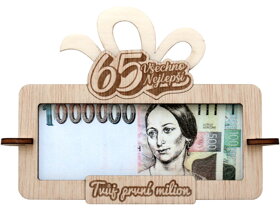 Tabulka na peníze Tvůj první milion k 65