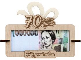 Tabulka na peníze Tvůj první milion k 70