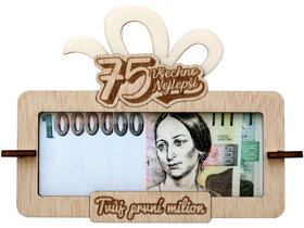 Tabulka na peníze Tvůj první milion k 75