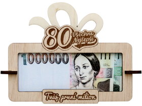 Tabulka na peníze Tvůj první milion k 80