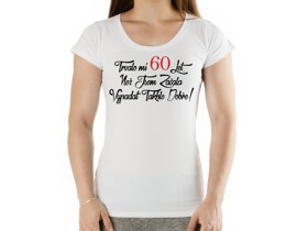 Narozeninové tričko k 60 pro ženu - velikost M