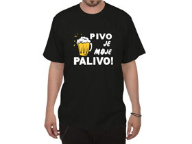 Tričko Pivo je moje palivo - velikost M