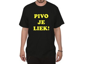 Tričko Pivo je lék SK - velikost L