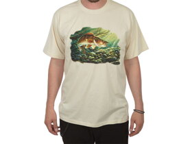 Rybářské tričko se štikou - velikost L
