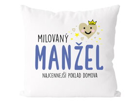 Polštář Milovaný manžel SK