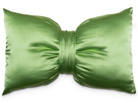 Velký polštář ve tvaru mašle - zelený