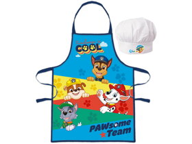 Dětská zástěra Paw Patrol s kuchařskou čepicí